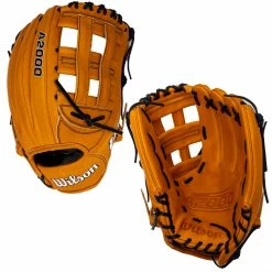 Wilson A2000 SP125 SMU Limited Edition 12.5” Slowpitch Softball Glove ORANGE TAN