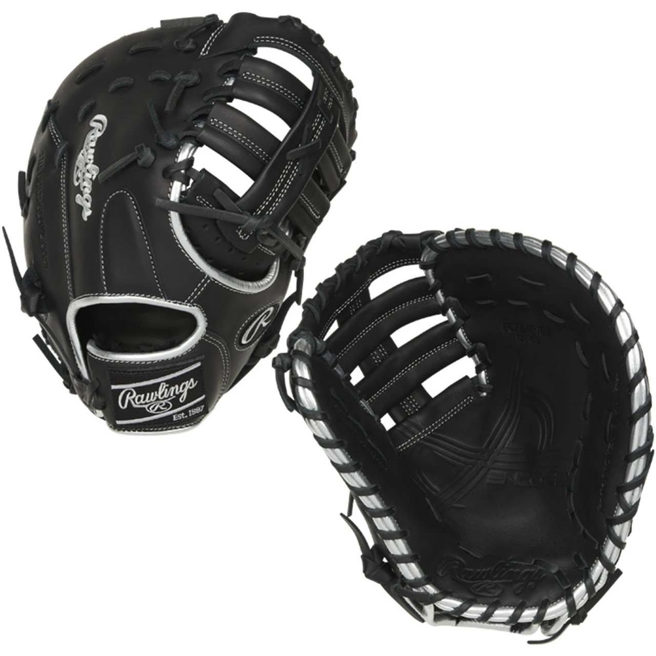 Rawlings Encore 12" Baseball First Base Mitt ECFBM-10B 3 Rawlings Encore 12" Baseball First Base Mitt ECFBM-10B