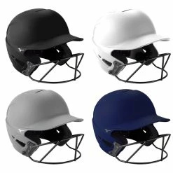 Mizuno F6 Youth Fastpitch Softball Batting Helmet W/Mask 380397