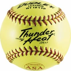 Dudley 4A-147Y ASA Thunder Heat Polycore 12" Fastpitch Softball-Dozen