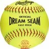 Rawlings WFP12A 12" Dream Seam Fastpitch Softball-Single